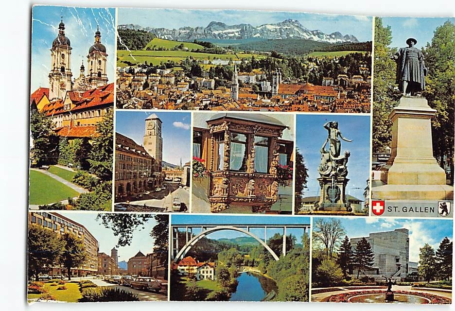 Postcard St. Gallen Switzerland