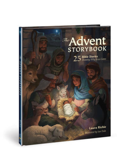 The Advent Storybook: 25 Bible Stories Showing Why Jesus Came - Hardcover - GOOD