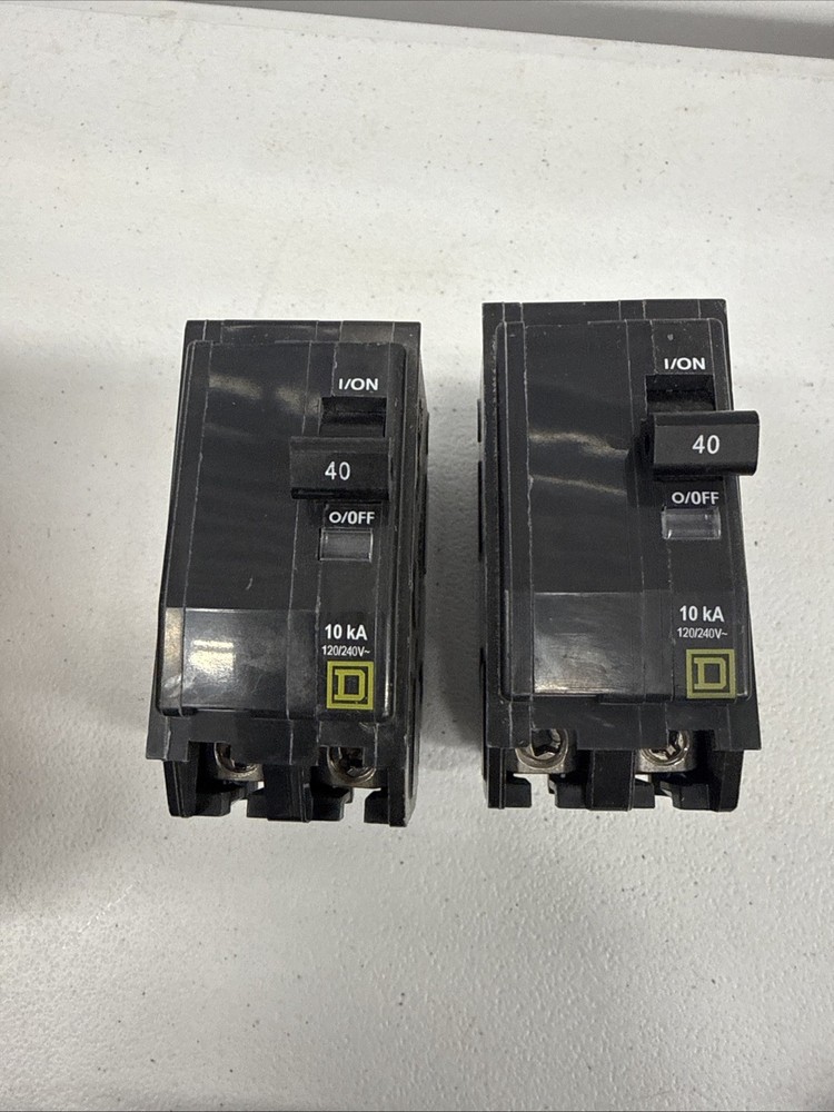 Square D QO240 40 Amp 2 Pole 120/240V  Circuit Breaker New