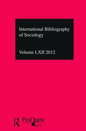 International Bibliography of Sociology 2012, Hardcover by Proquest (COR), Br...