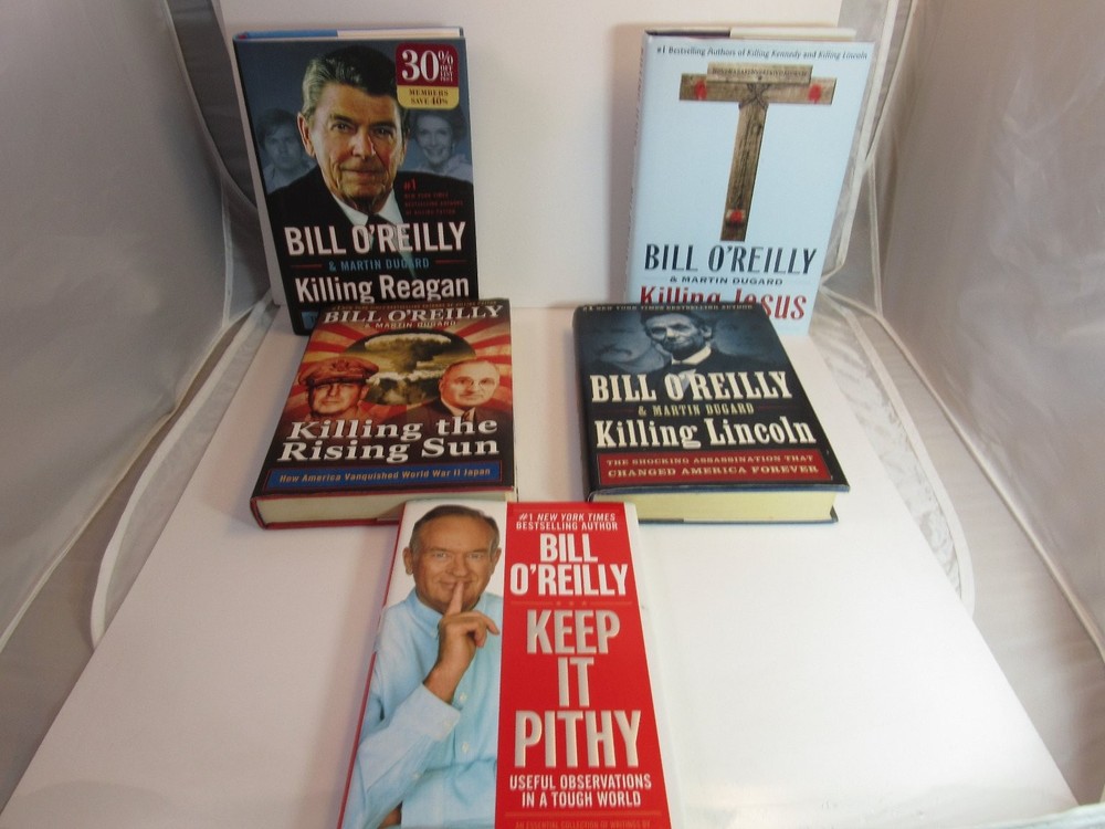 Bill O'Reilly Killing Series Set of 5 Hardcover Lincoln Reagan Jesus Rising Sun