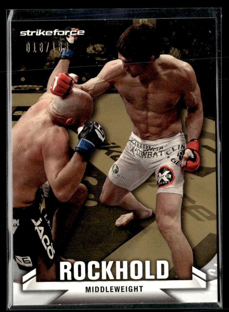 2013 Topps UFC Knockout Luke Rockhold Gold #/188 HSC