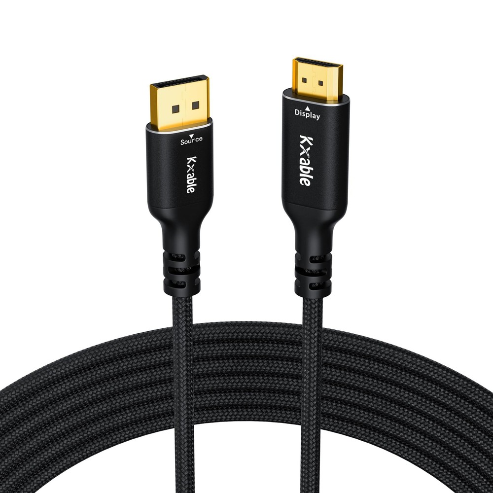 4K DisplayPort to HDMI Cable 4 FT Uni-Directional DP 1.2 to HDMI Adapter Cord