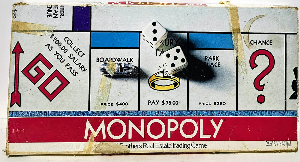 Monopoly - Original Parker Brothers - Board Game - Complete - Vintage 1973