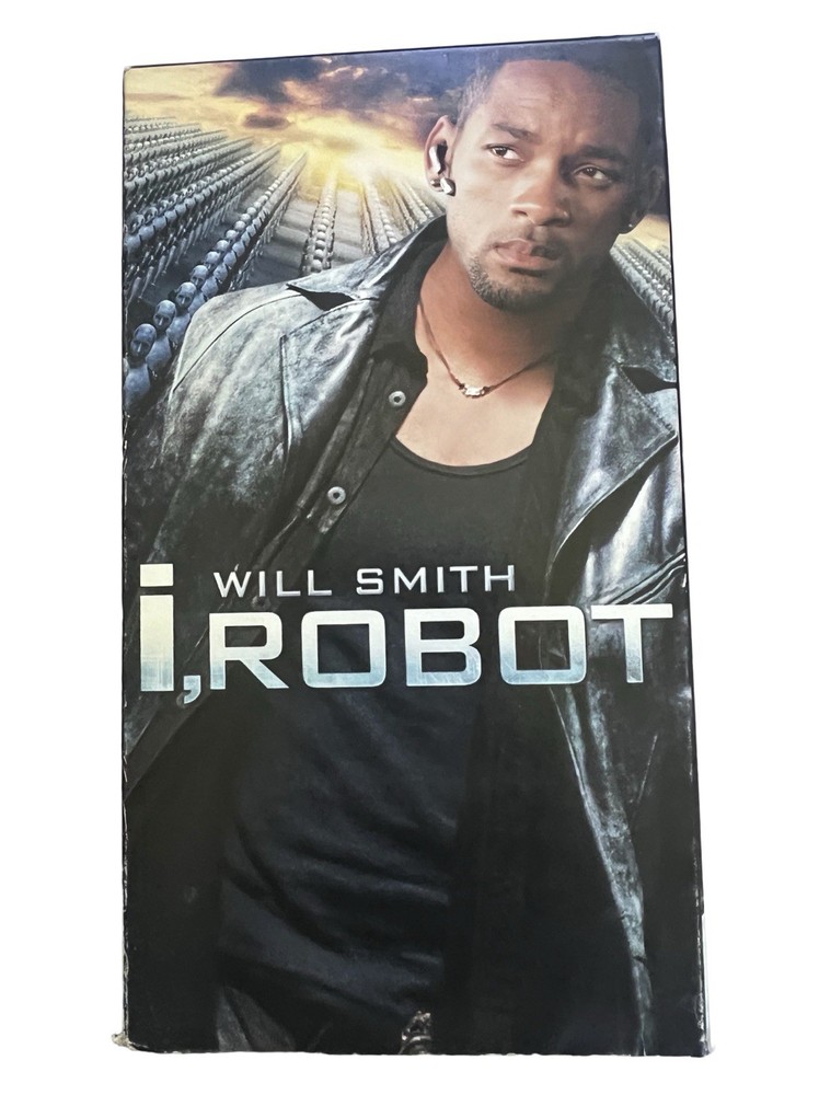I, Robot VHS Will Smith Bridget Moynahan Bruce Greenwood