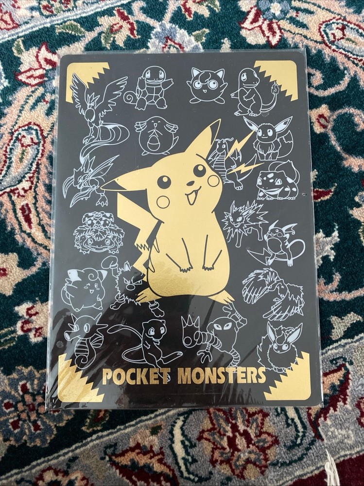 Pokemon the First Pokemon underlay TOMY Vintage Rare Japan 1998/1999