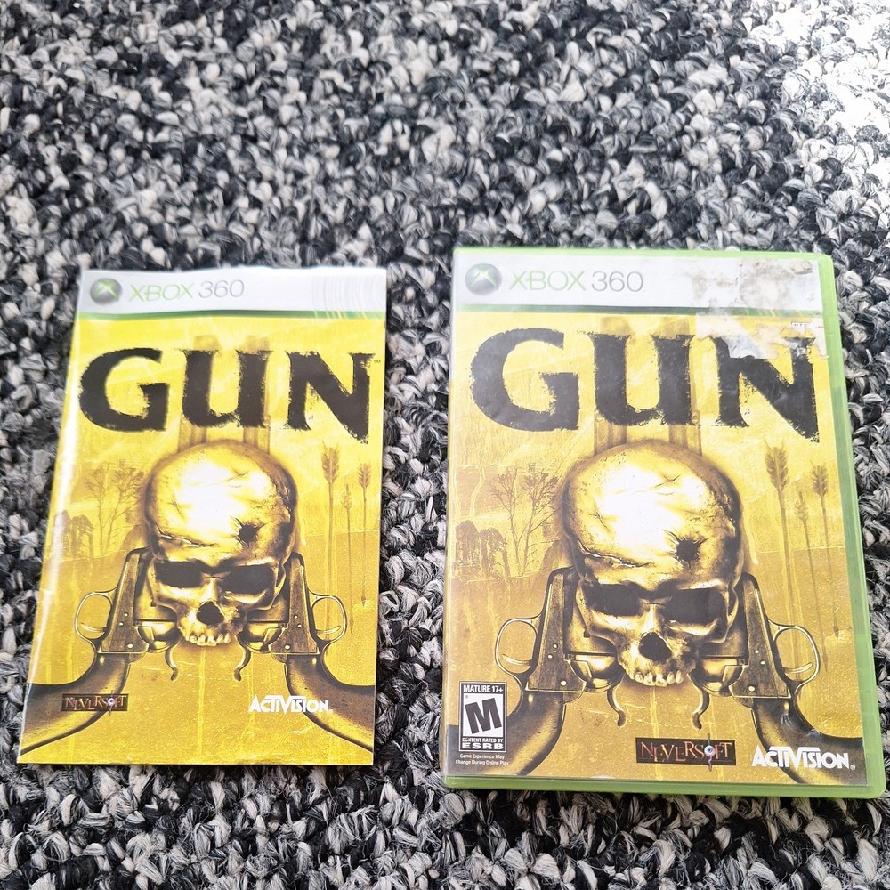 Gun (Microsoft Xbox 360, 2005) Complete CIB Neversoft