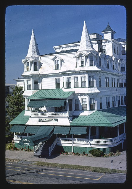 Photo:Cape May New Jersey Colonial Hotel Victorian Hotel 1900s