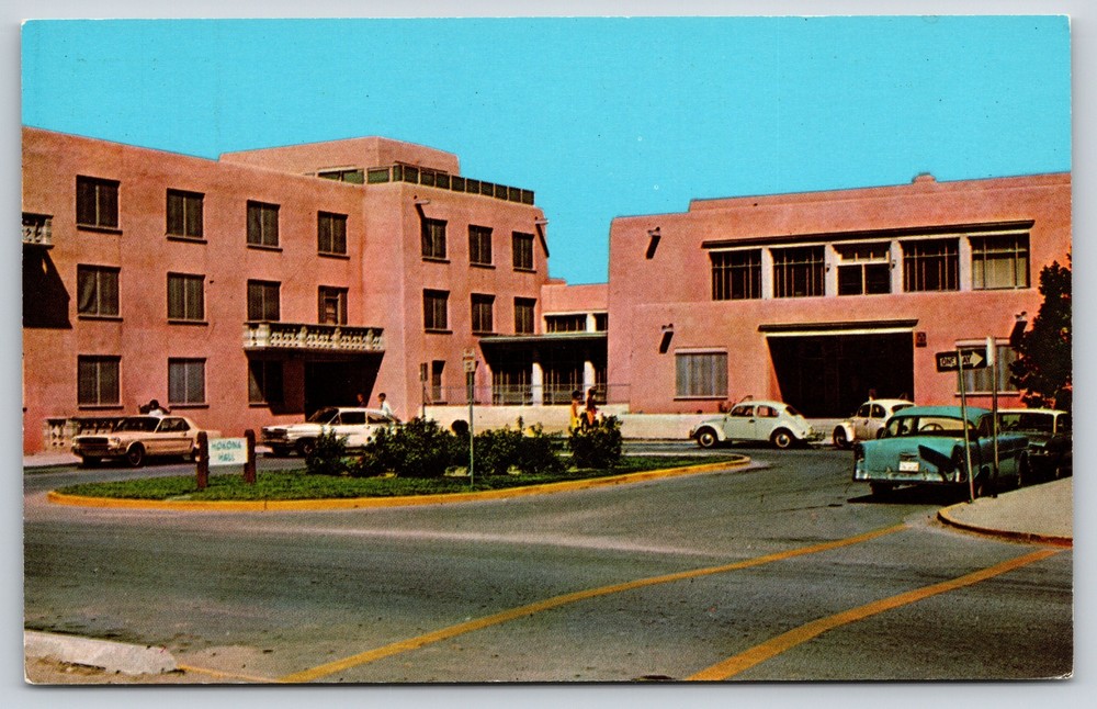 Albuquerque NM~Hokona Hall Womens Dorm~University Of New Mexico~1977 Postcard
