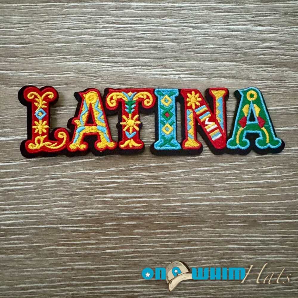 Latina Iron-On Patch