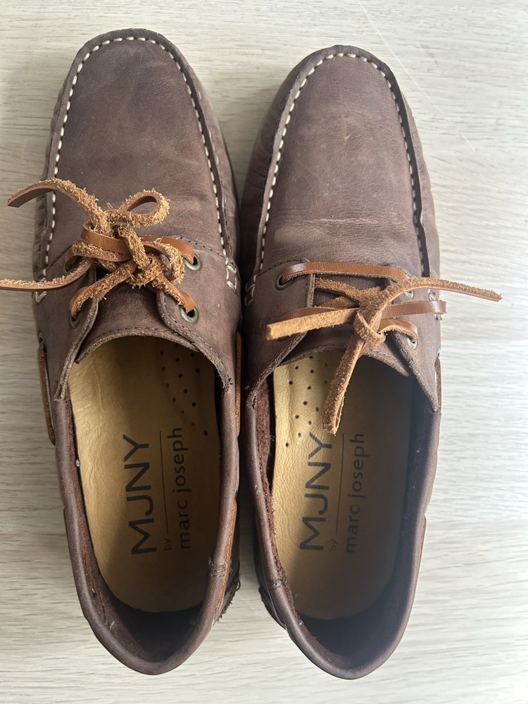 Marc Joseph New York brown Men's genuine leather loafers  7