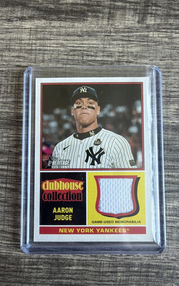 2025 Topps Heritage - Clubhouse Collection Relic Aaron Judge #CCR-AJ (MEM)