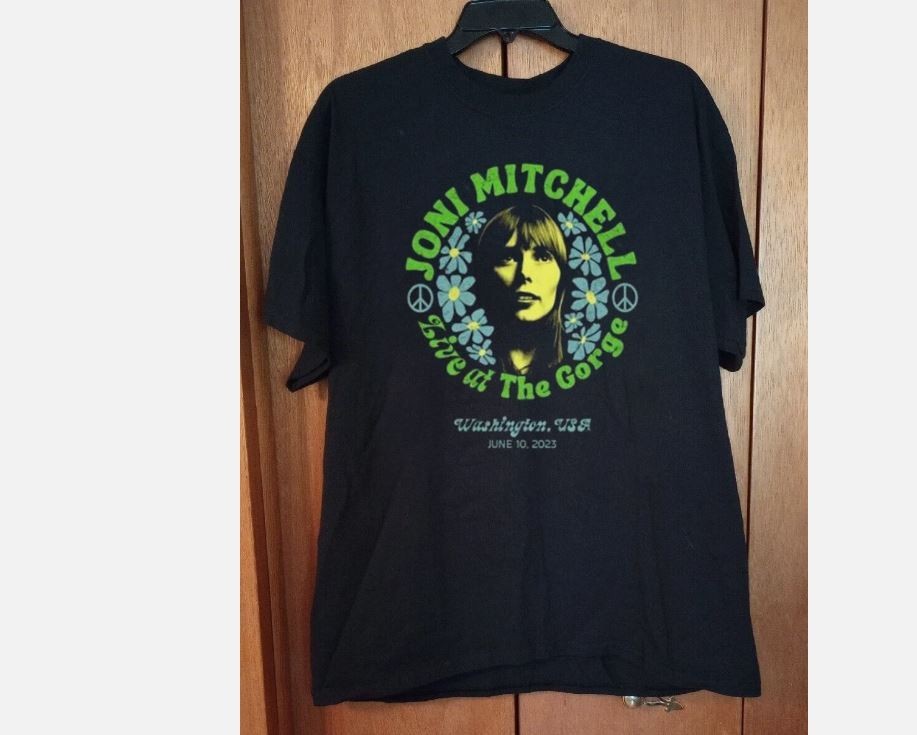 Joni Mitchell fan gift for men and women T-Shirt Full Size S To 5XL