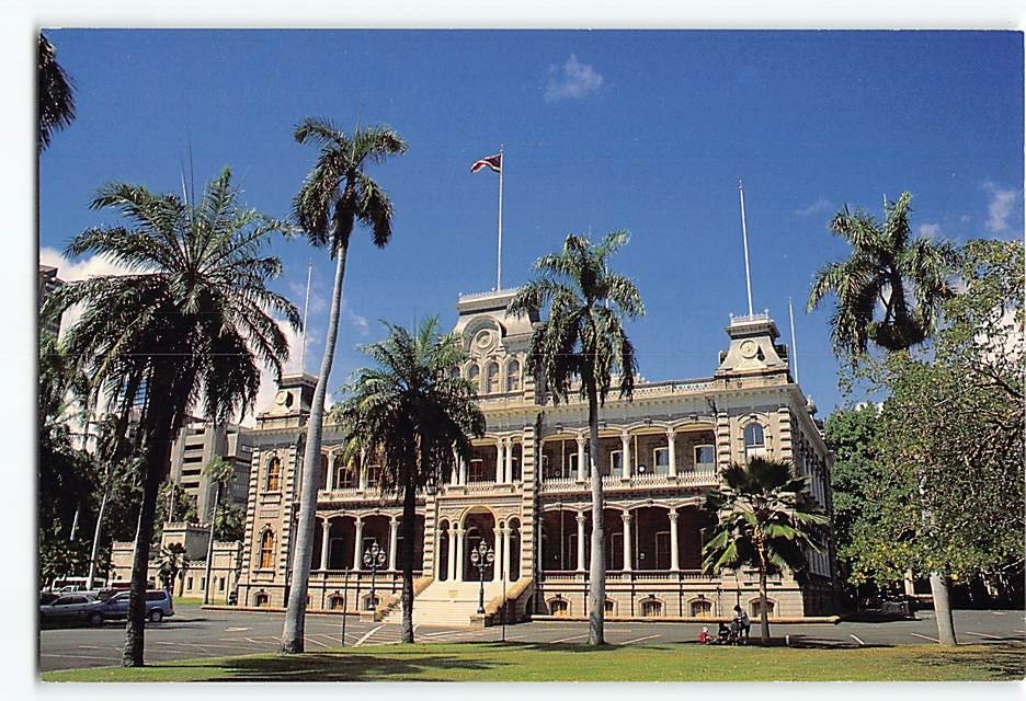 Postcard Iolani Palace Honolulu Hawaii USA