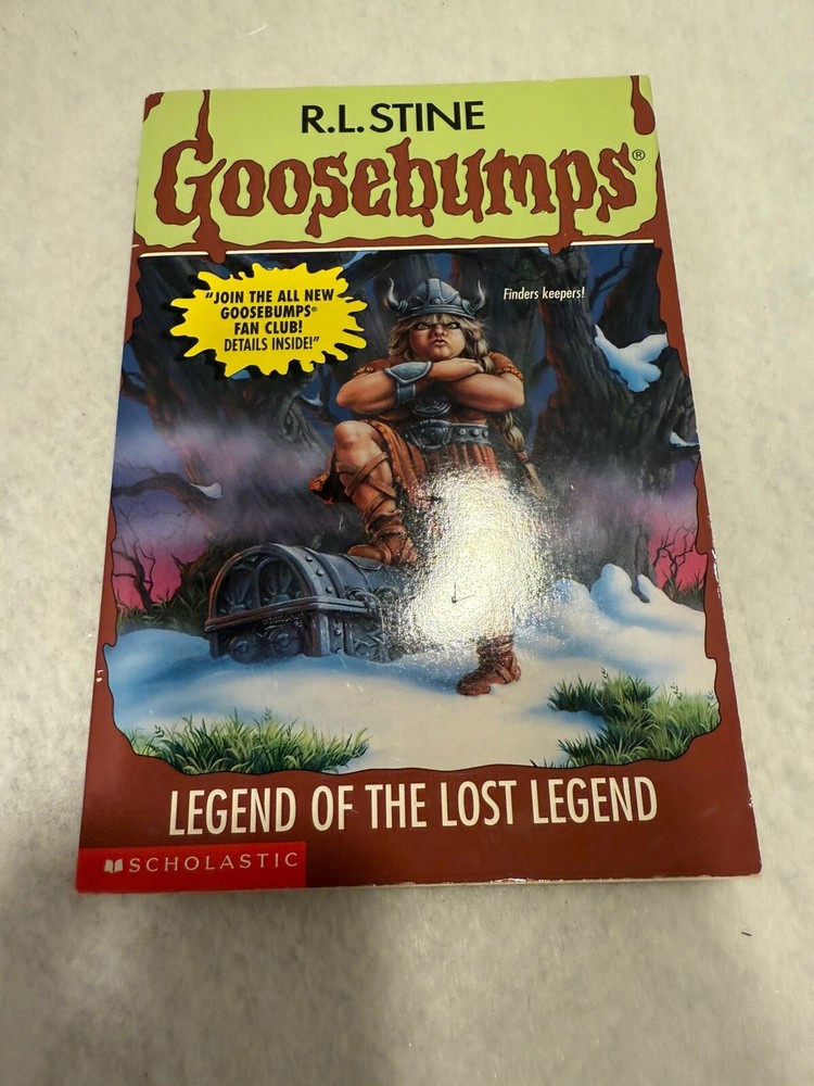TRUE 1st Print Goosebumps #47 Legend Of The Lost Legend R.L. Stine VG Cond
