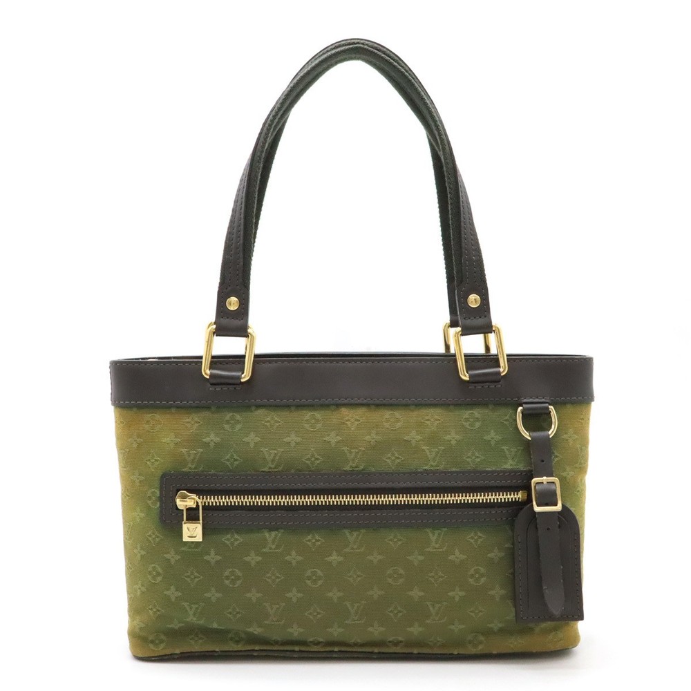 LOUIS VUITTON Mini Lucille PM Tote in Monogram Canvas Khaki TST Shoulder Bag