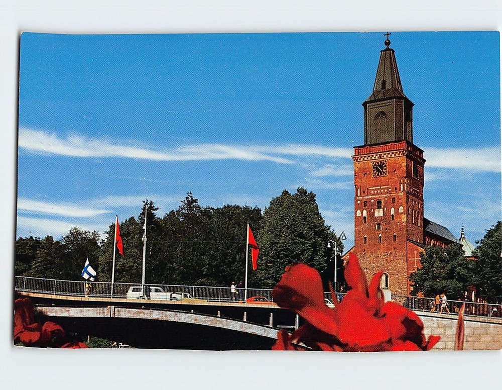 Postcard Turku Cathedral Turku Finland