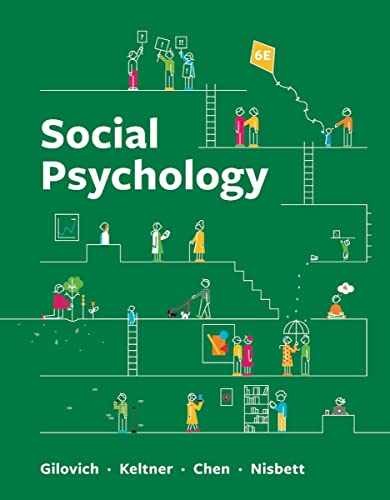 Social Psychology - Paperback, by Gilovich Tom; Keltner Dacher; - Very Good x