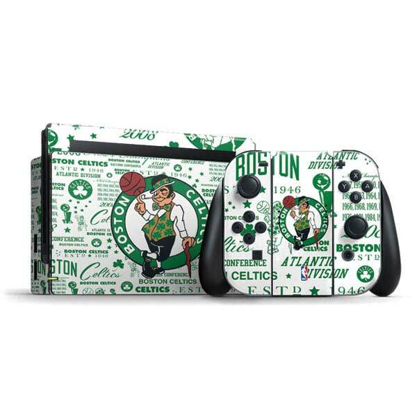 NBA Boston Celtics Nintendo Switch Bundle Skin - Boston Celtics Historic Blast
