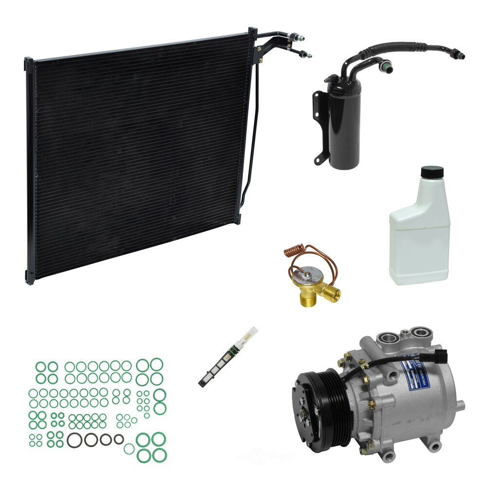A/C Compressor Kit with Condenser UAC KT 3945A Replacement