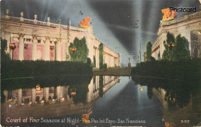 CA, San Francisco, California, Court of Four Seasons, Pan Pacific  Expo,