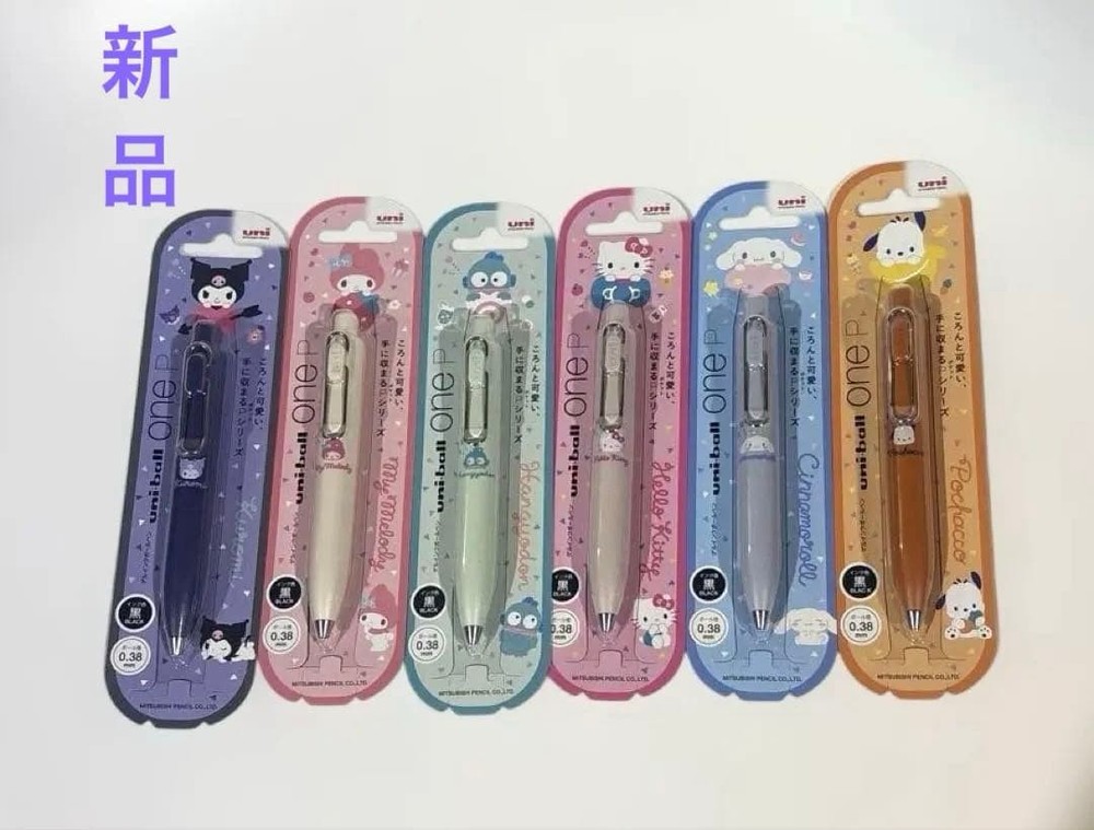 New Uniball One P SanRIO collaboration SanRIO NEW 6 types in total