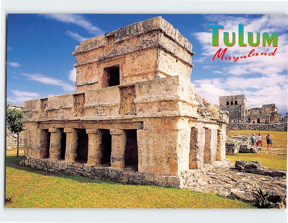 Postcard Archaeological Site of Tulum in Mexico