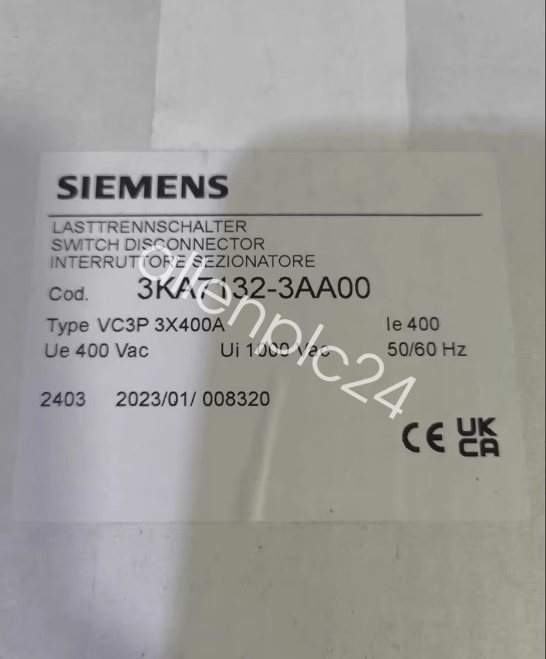 1PC Siemens isolation switch, 3KA7132-3AA00  brand new FedEx or DHL
