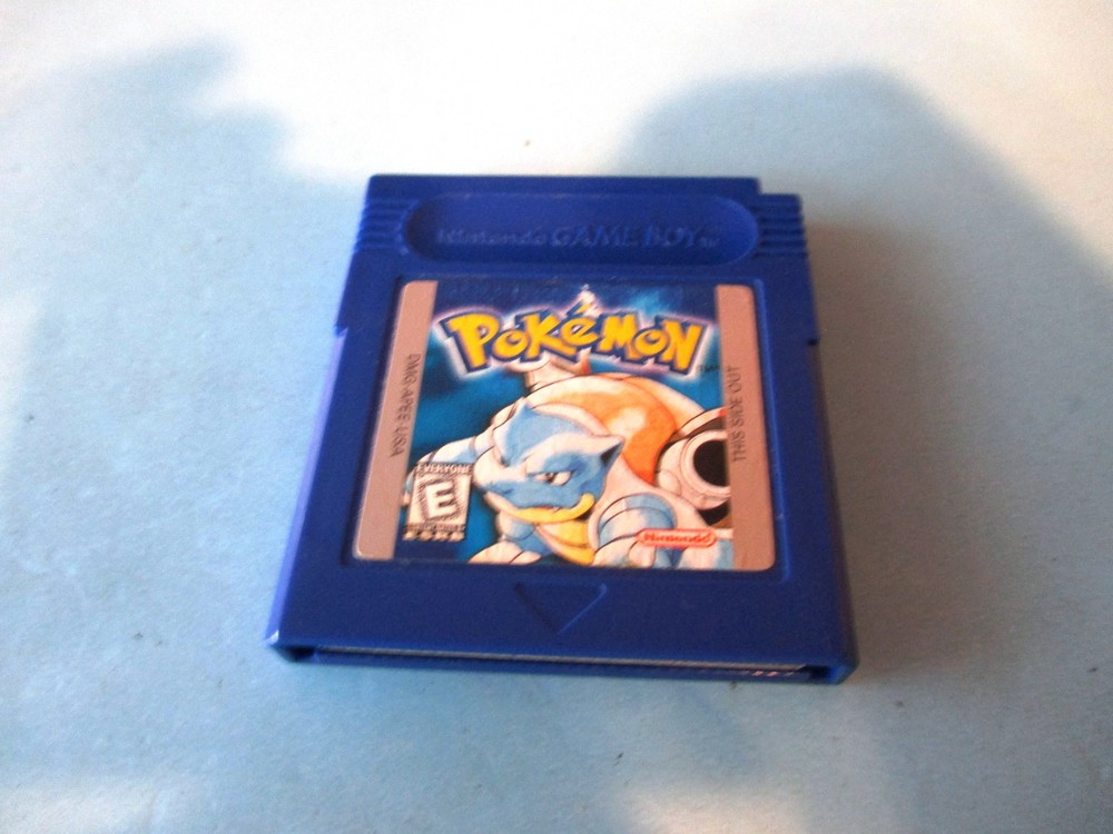 Pokemon Blue Version Nintendo Game Boy Game Color Still Saves