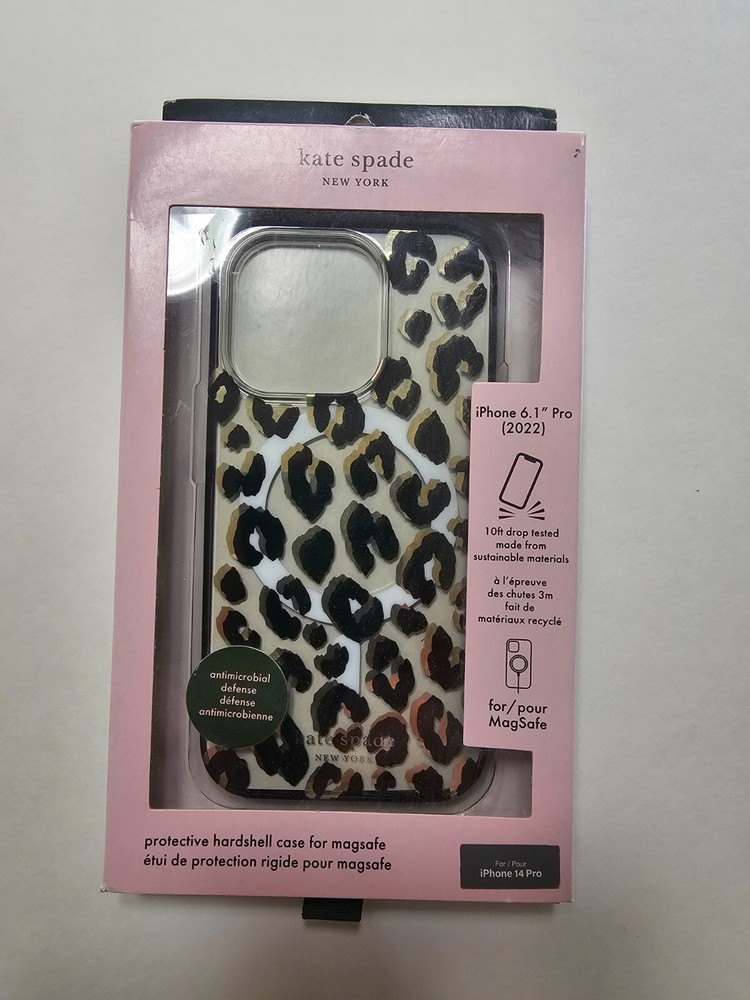 Kate Spade New York City Leopard MagSafe - iPhone 14 Pro