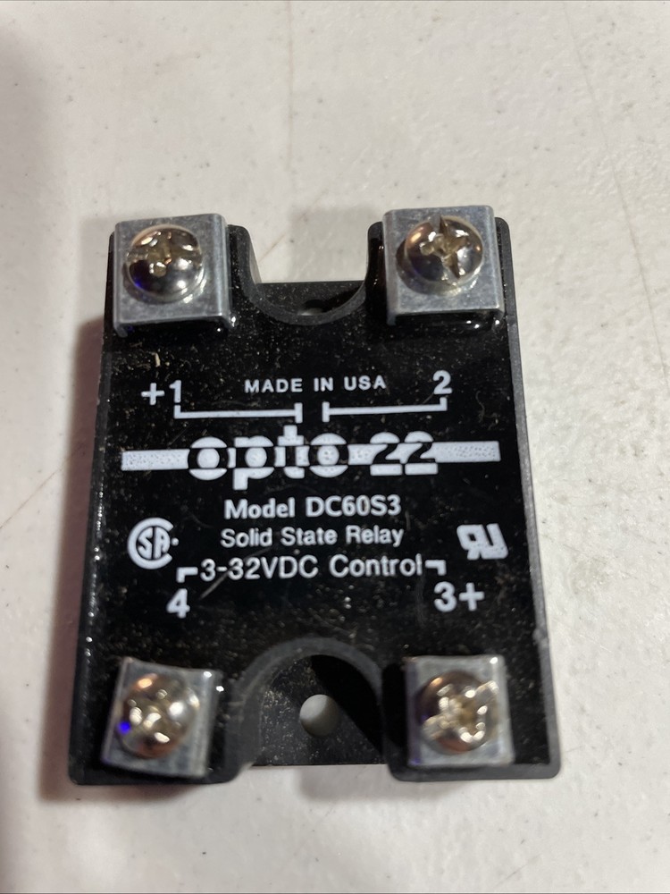 Opto 22 DC60S3 Solid State Relay W/Hardware