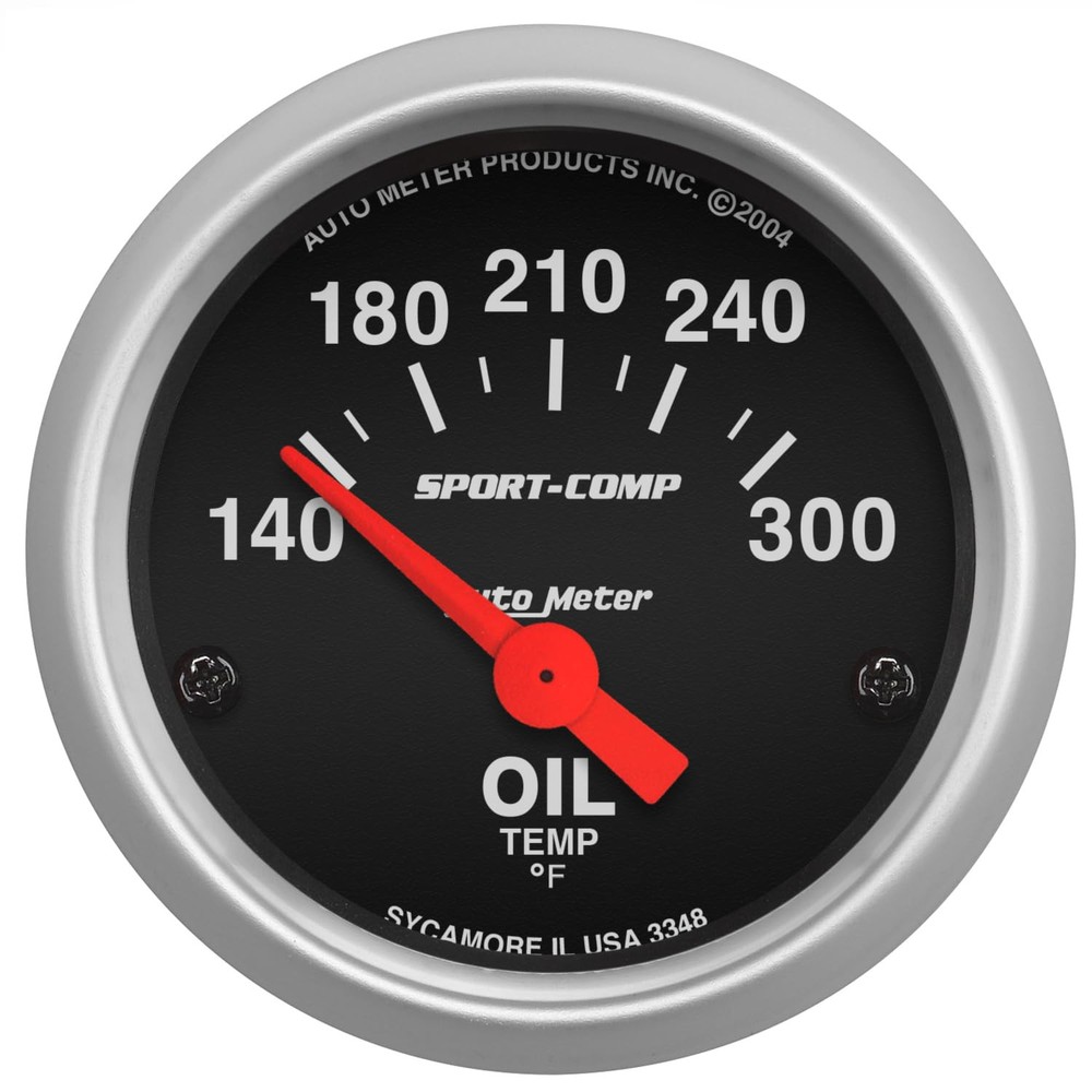 Sport-Comp 3348 Electric Oil Temp Gauge Kit
