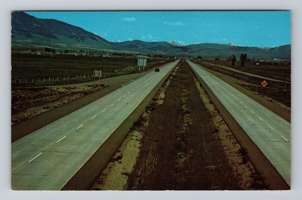 Montana MT Three Forks Inter-State 90 Gallatin Valley Vintage Postcard