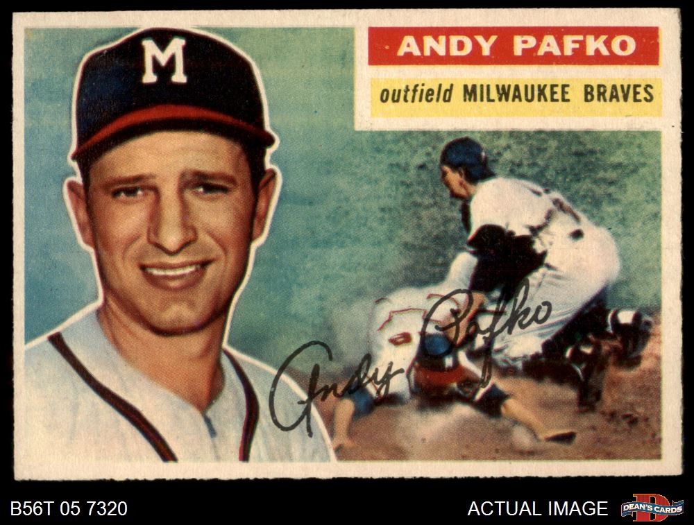 1956 Topps #312 Andy Pafko Braves 4 - VG/EX