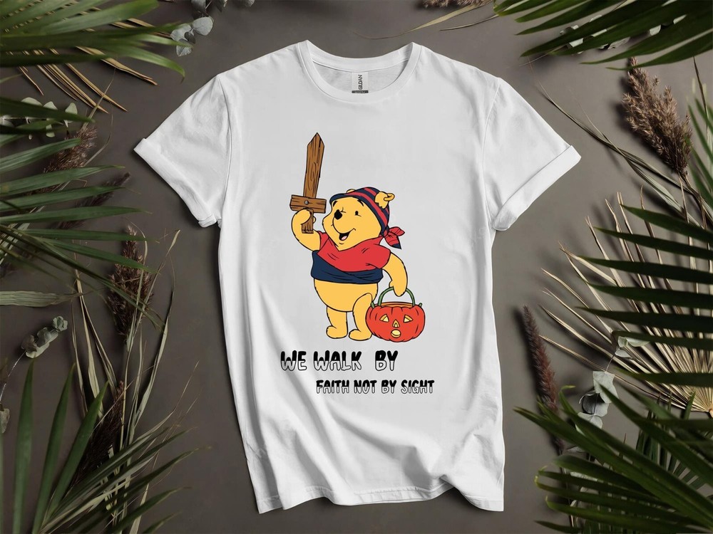 Winnie the Pooh with Candy Custom T-Shirts