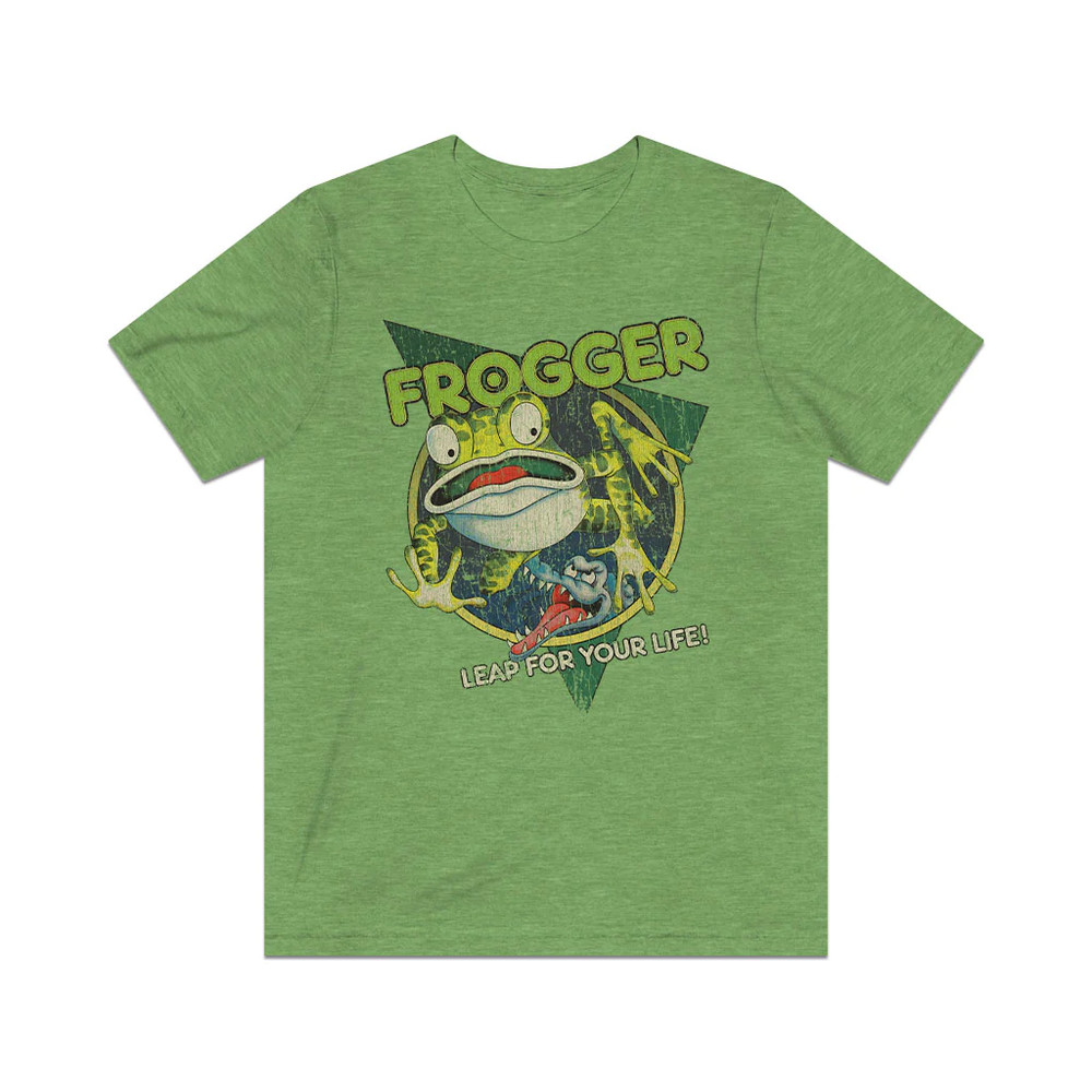 Frogger Leap For Your Life 1981 Vintage Men's T-Shirt