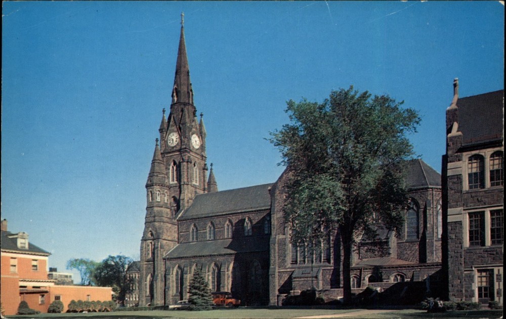 St Peters Cathedral Erie Pennsylvania vintage postcard g263