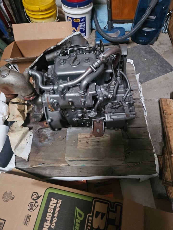 Yanmar 2QM15 ,  Marine Diesel Engine , Kanzaki Transmission 2-1 Ratio Reman