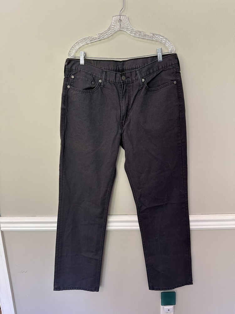Levi's 514 Jeans Men's  Straight Fit Midnight Worn - Black 00514-0691