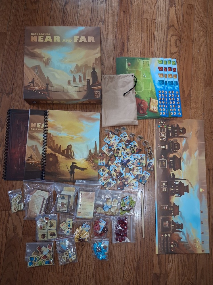 Near and Far Board Game, Ryan Laukat - Excellent Condition