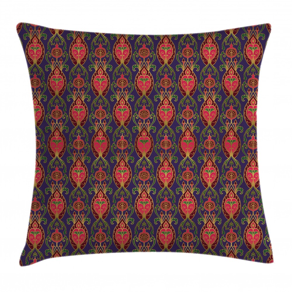Turkish Throw Pillow Covers by Ambesonne in 8 Sizes for Stylish Home Decor