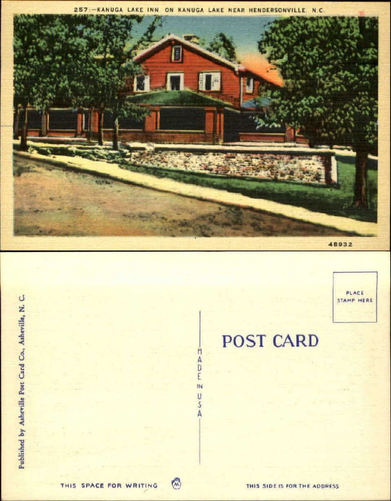Kanuga Lake Inn near Hendersonville North Carolina NC 1930s