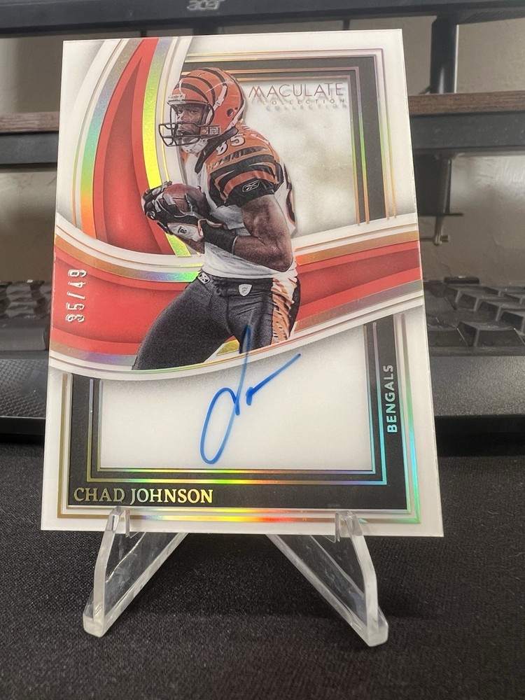 2023 Immaculate Chad Johnson On‑Card Auto /49 Bengals SSP