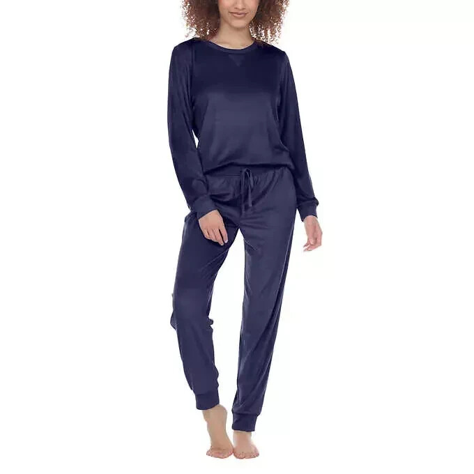 Honeydew Women's 2-Piece Super Soft Fleece Lounge Set, Night Cap, Size XS