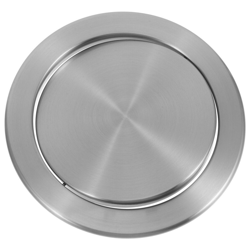 Countertop Trash Bin Waste Lid Balance Flap Cover Recessed Trash Can