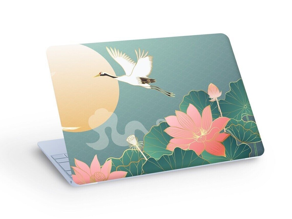 CRANE Bird LAPTOP SKIN Decal Sticker - Custom Size