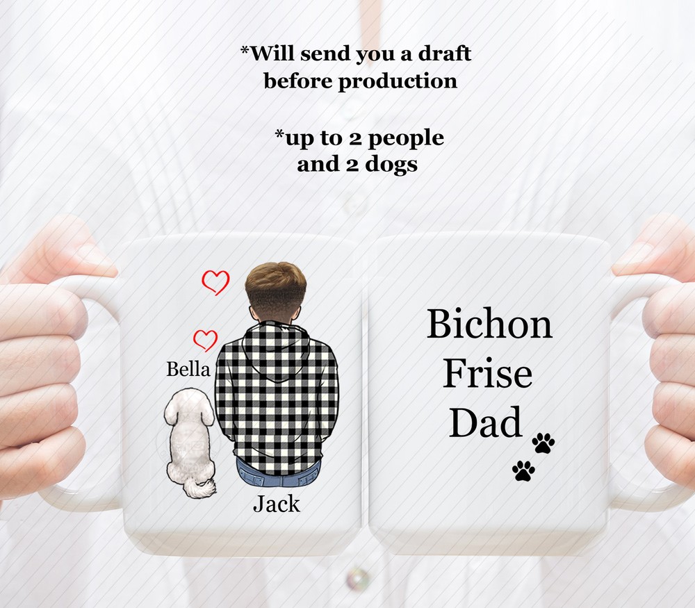Custom Bichon Frise Mug  Bichon Frise Lover Mug Gift For Dog Lover Bichon Frise