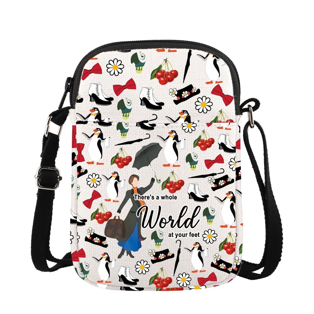 XYANFA Mary Poppins Musical Theatre Crossbody Bag Lightweight Fan Gift