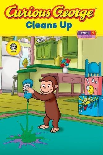 Curious George Cleans Up (Curious George TV), USED-Good, H. A. Rey