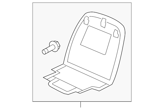 Genuine Honda Seat Back Panel 81128-TA0-A31ZB